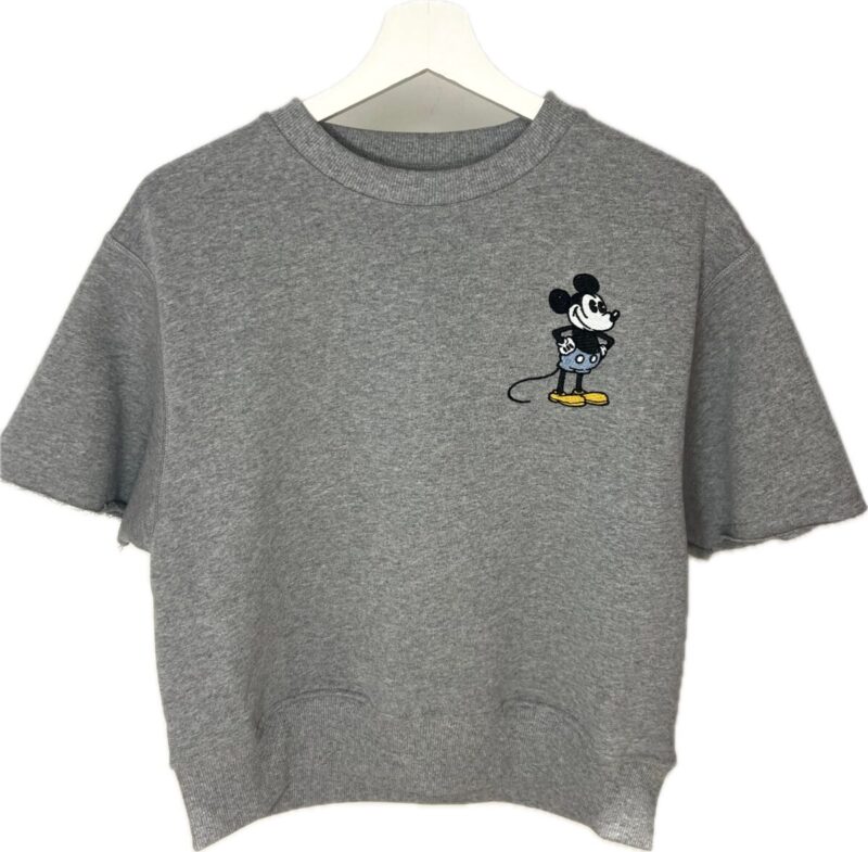 Felpa mezza manica ricamo topolino FRONT STREET