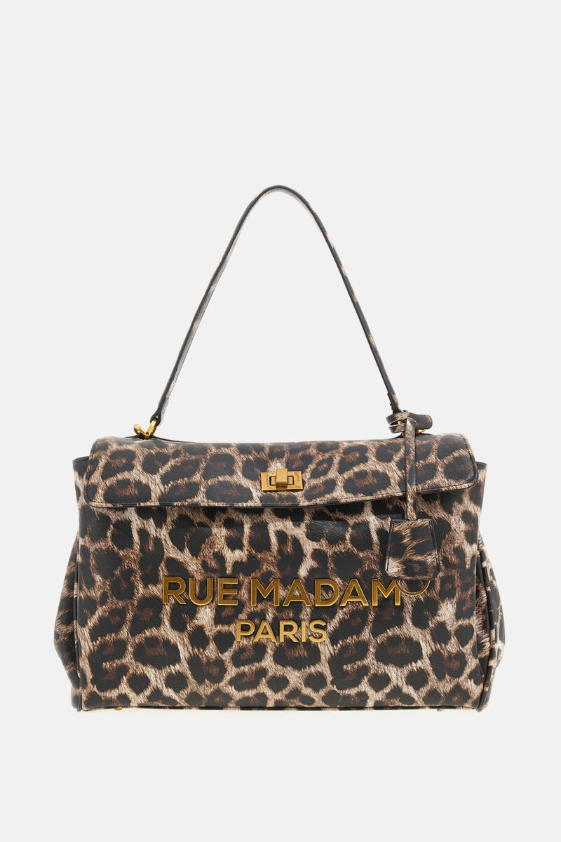 Tote bag "Les jours xl" leopard RUE MADAM