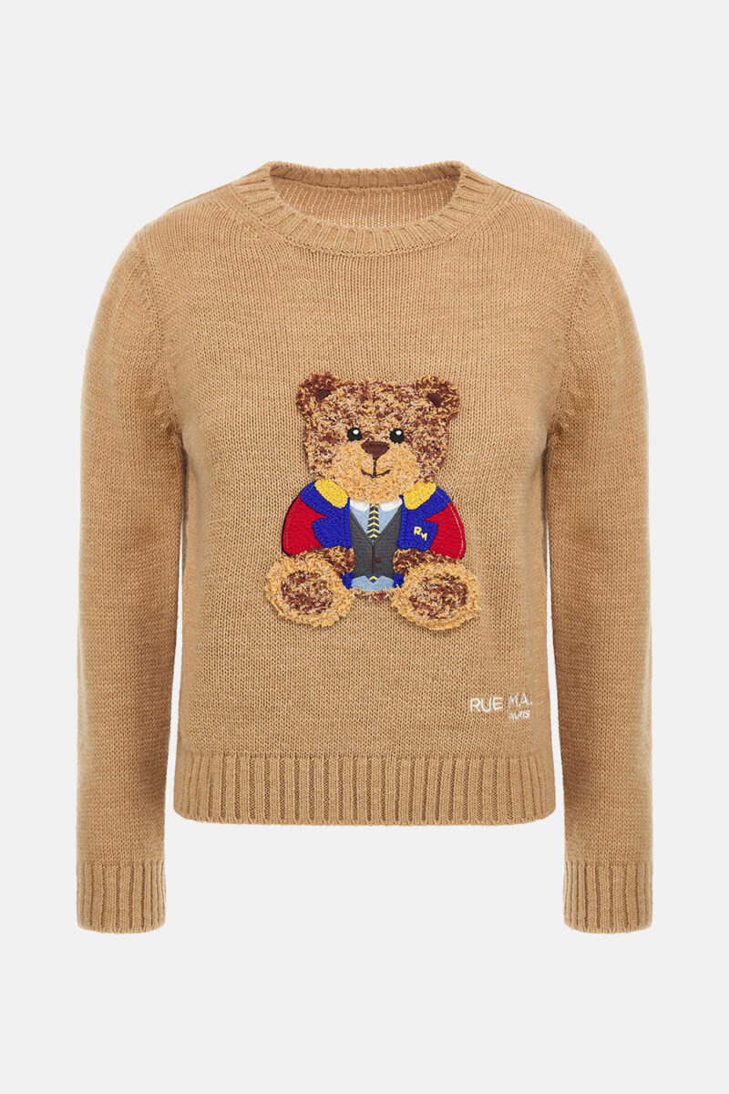 Maglia "MARVIN JUMPER" camel RUE MADAM