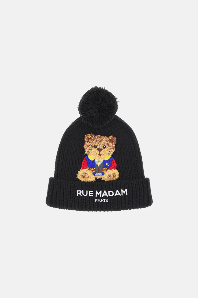 Papalina "MARVIN BEANIE" nera RUE MADAM