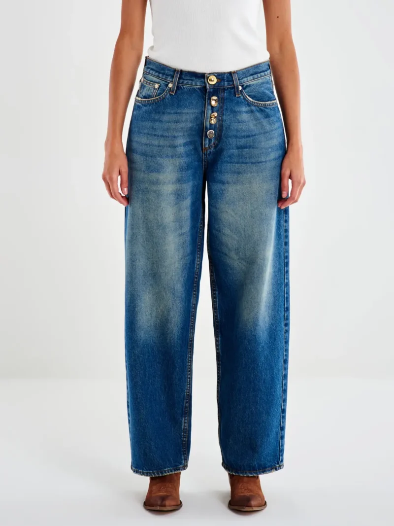Jeans Xenobia con bottoni gioiello VICOLO