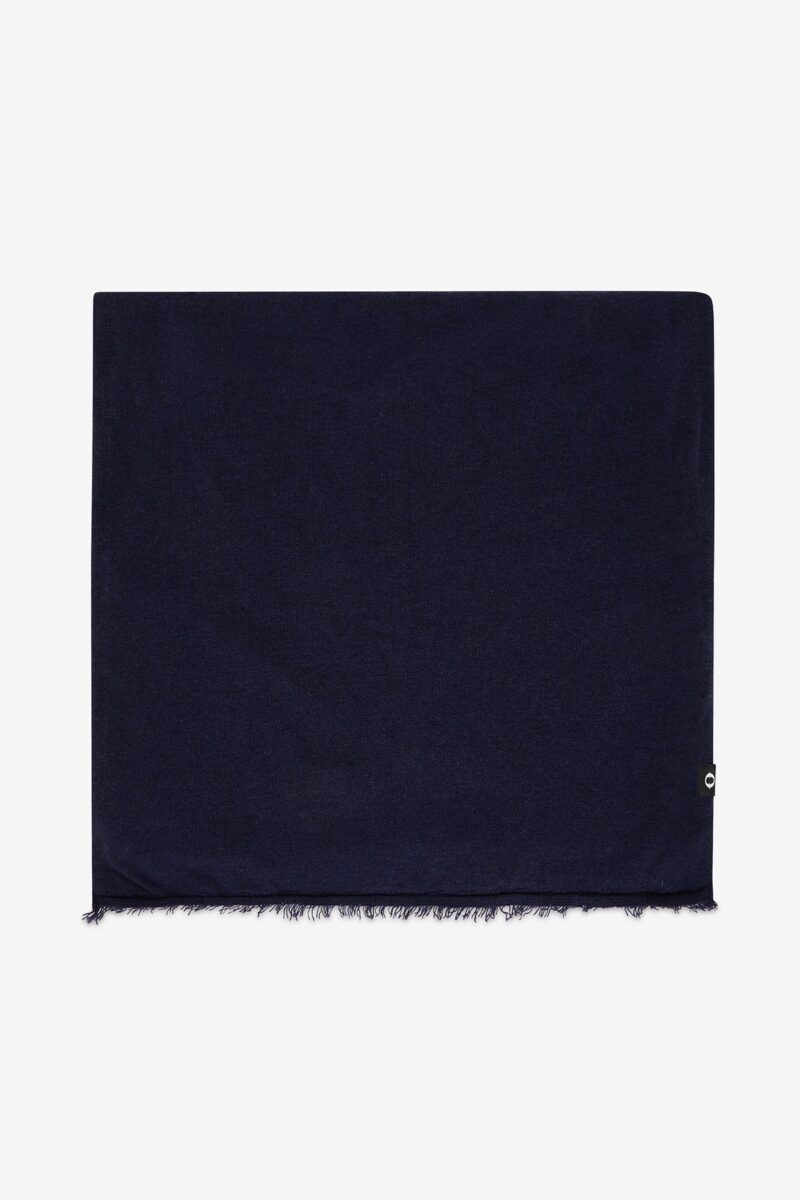 Sciarpa con frange blu OTTO D'AME - immagine 2