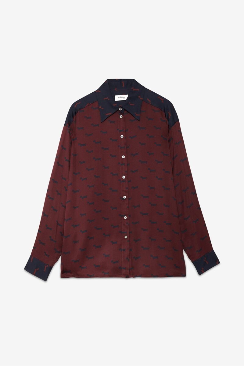 Camicia in viscosa fantasia bassotti OTTO D'AME