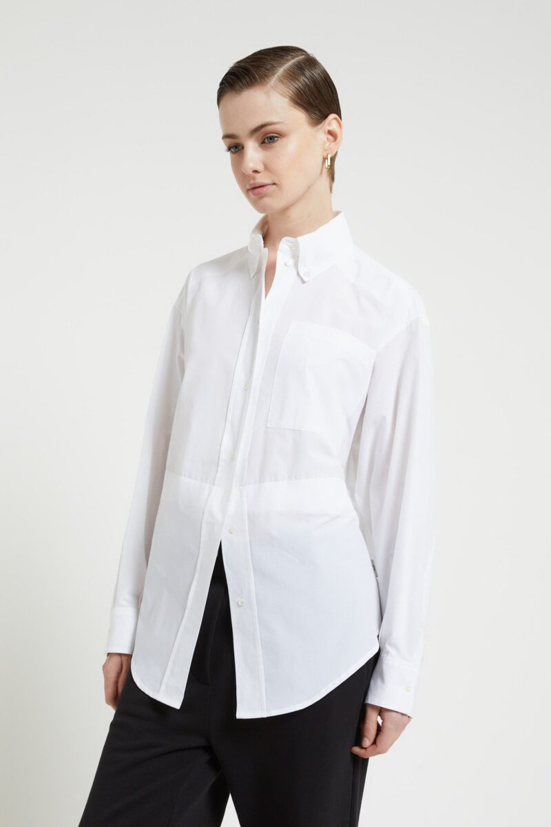 Camicia in cotone popeline collo button down OTTO D'AME