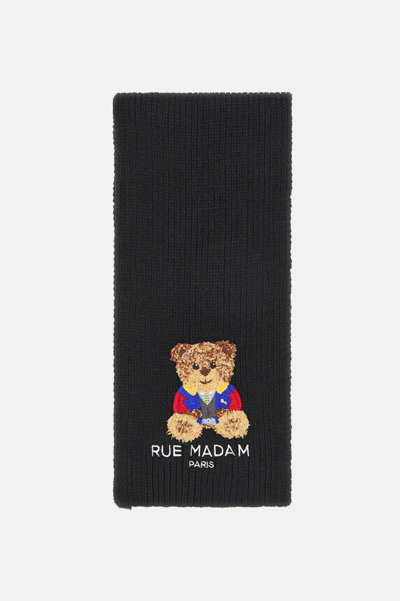 Sciarpa "MARVIN SCARF" nera RUE MADAM